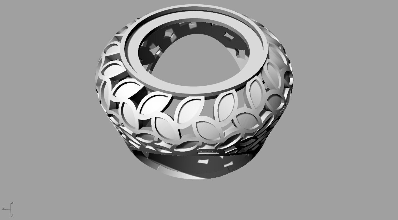 ring 010 3D print model_10