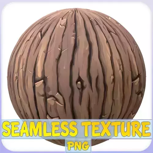 Stylized Bark Seamless Texture