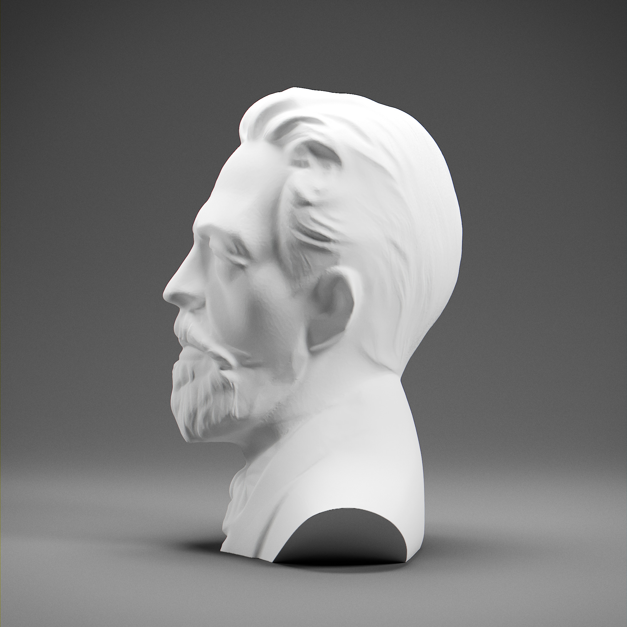 Anton Chekhov 3D print model_2