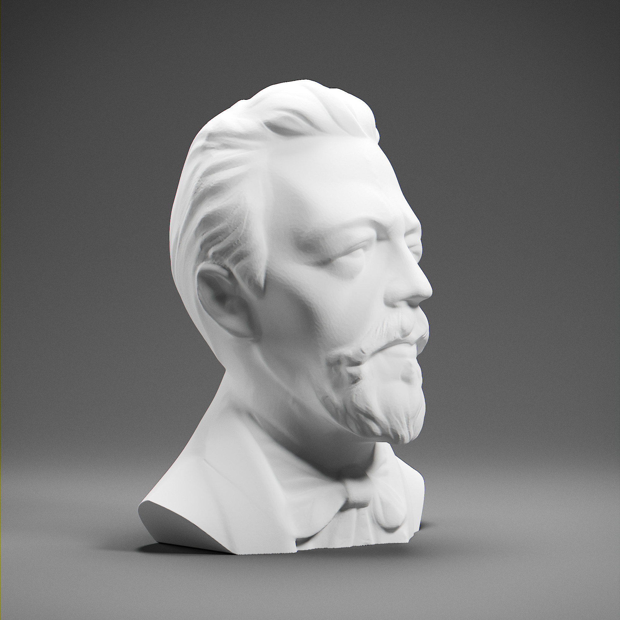 Anton Chekhov 3D print model_7