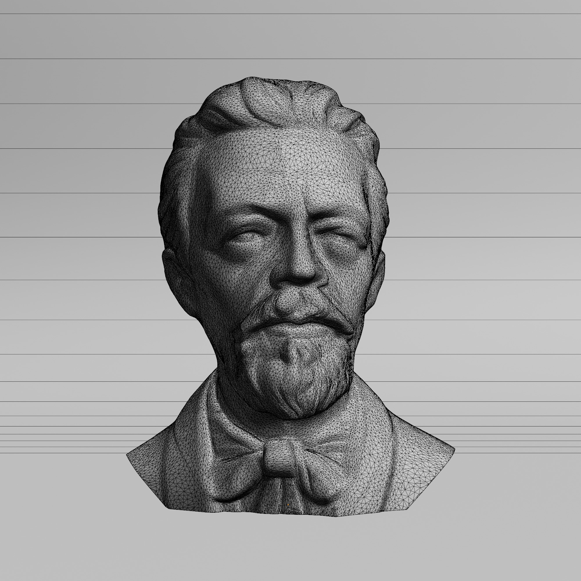 Anton Chekhov 3D print model_8