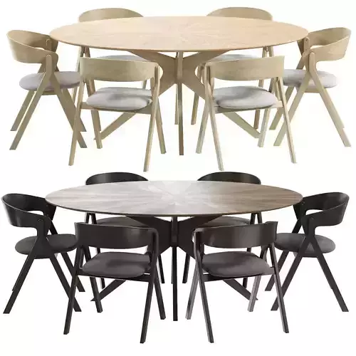 Naanim Table Godia chair