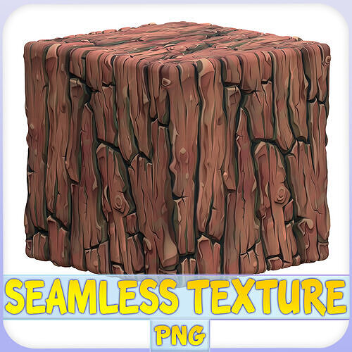 Stylized Bark Seamless Texture Texture