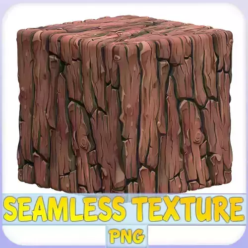 Stylized Bark Seamless Texture