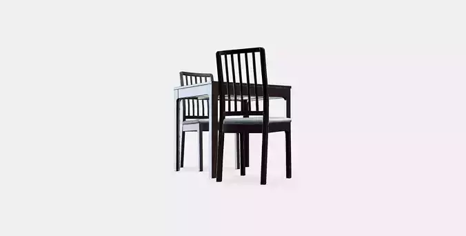 EKEDALEN - EKEDALEN table and 2 chairs