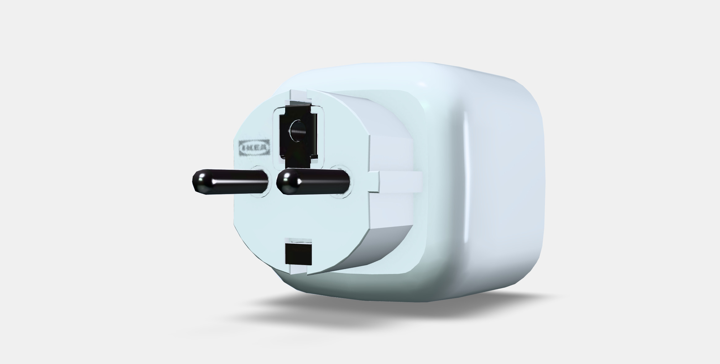 TRETAKT Plug Low-poly 3D model_13