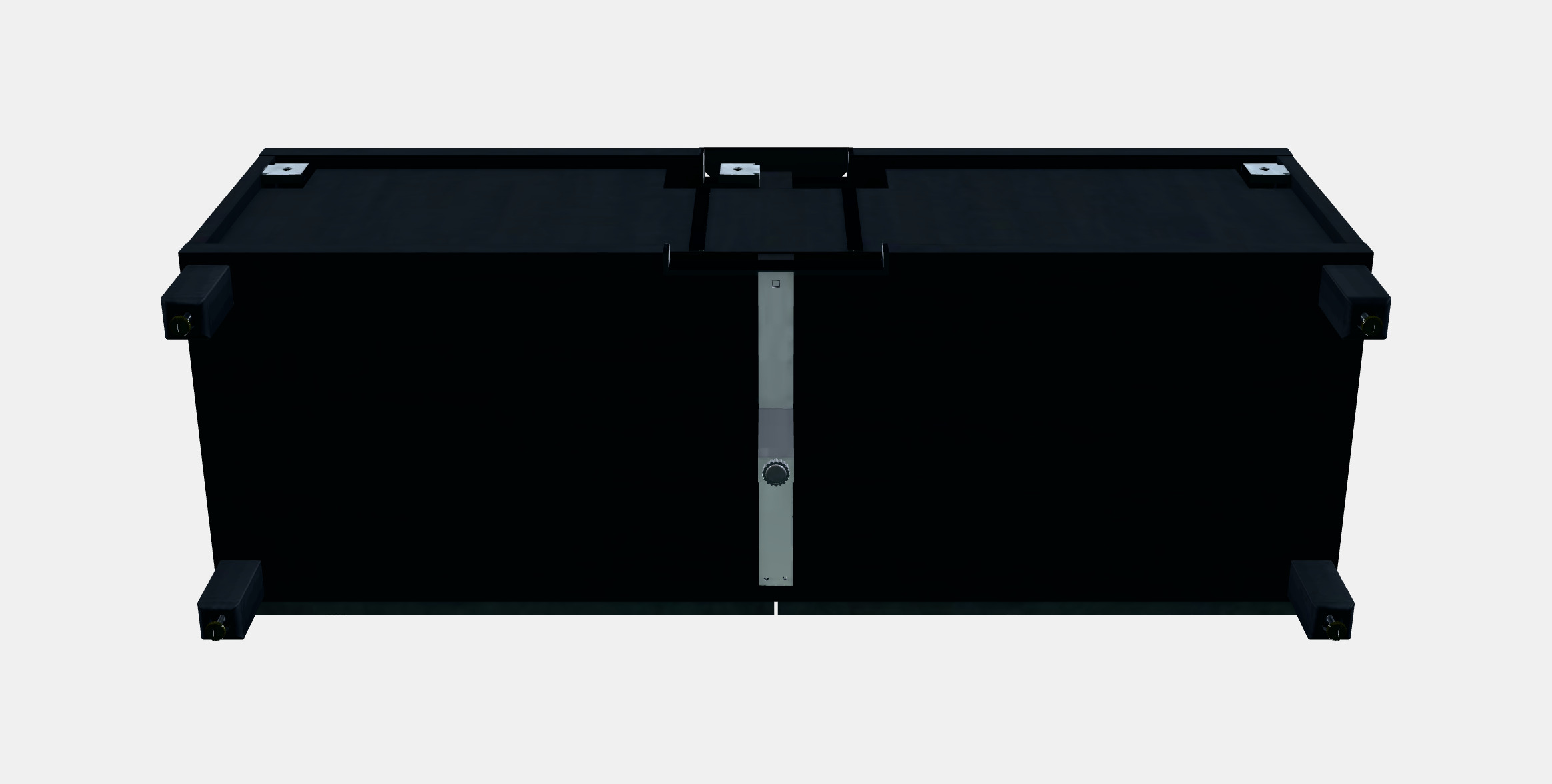 BESTA TV bench with doors 37 Low-poly 3D model_8