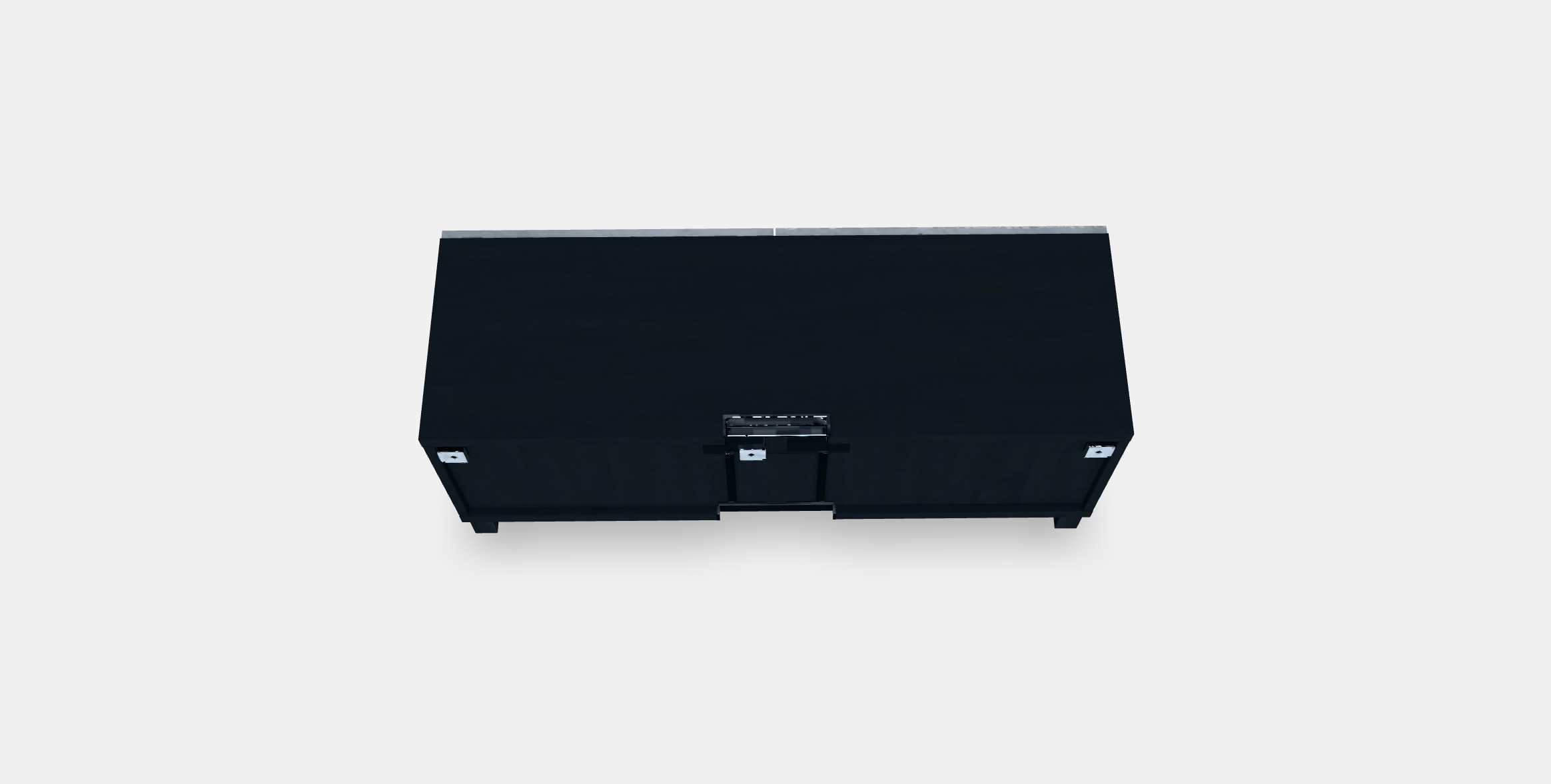 BESTA TV bench with doors 37 Low-poly 3D model_3