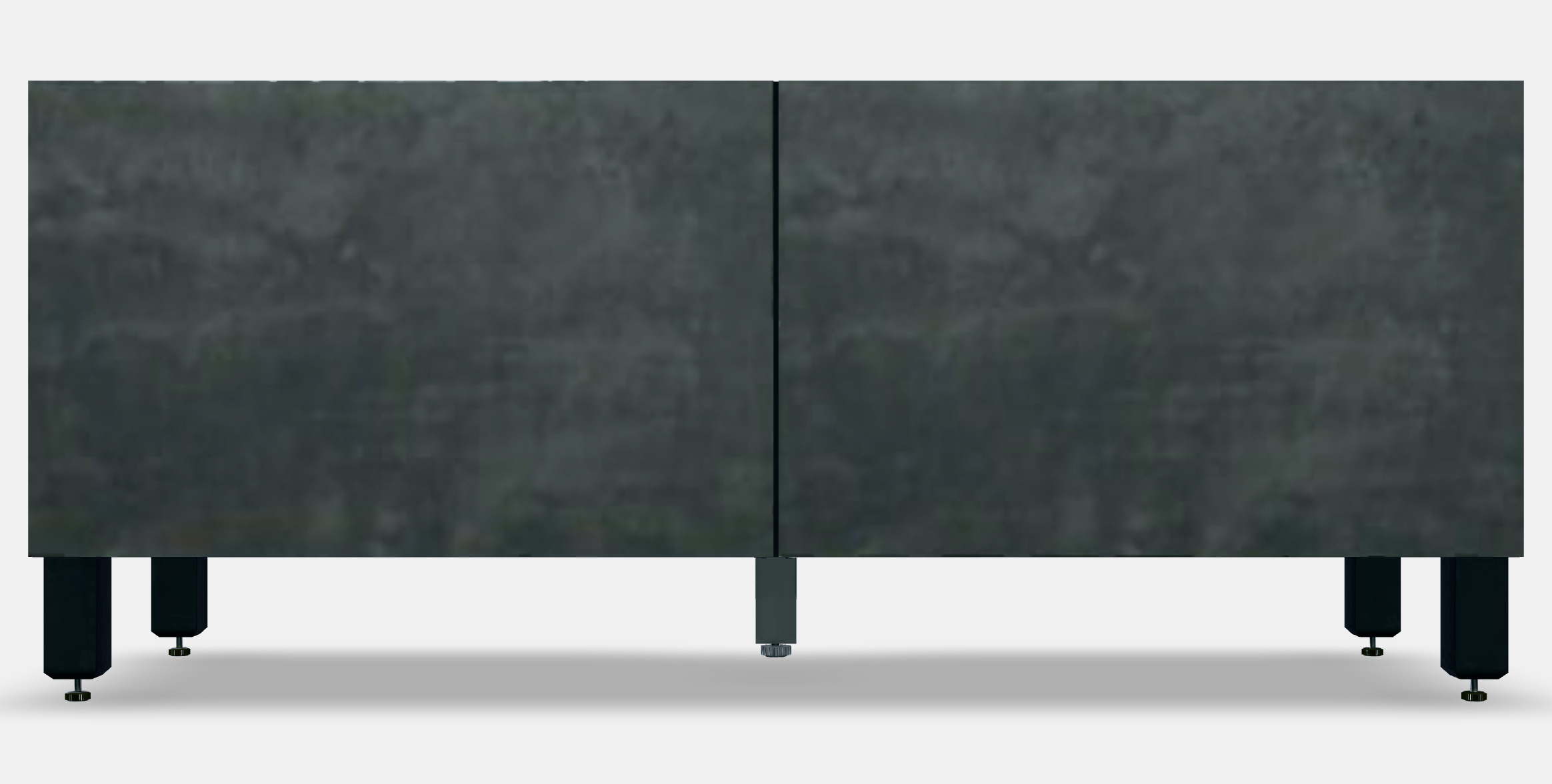 BESTA TV bench with doors 37 Low-poly 3D model_11