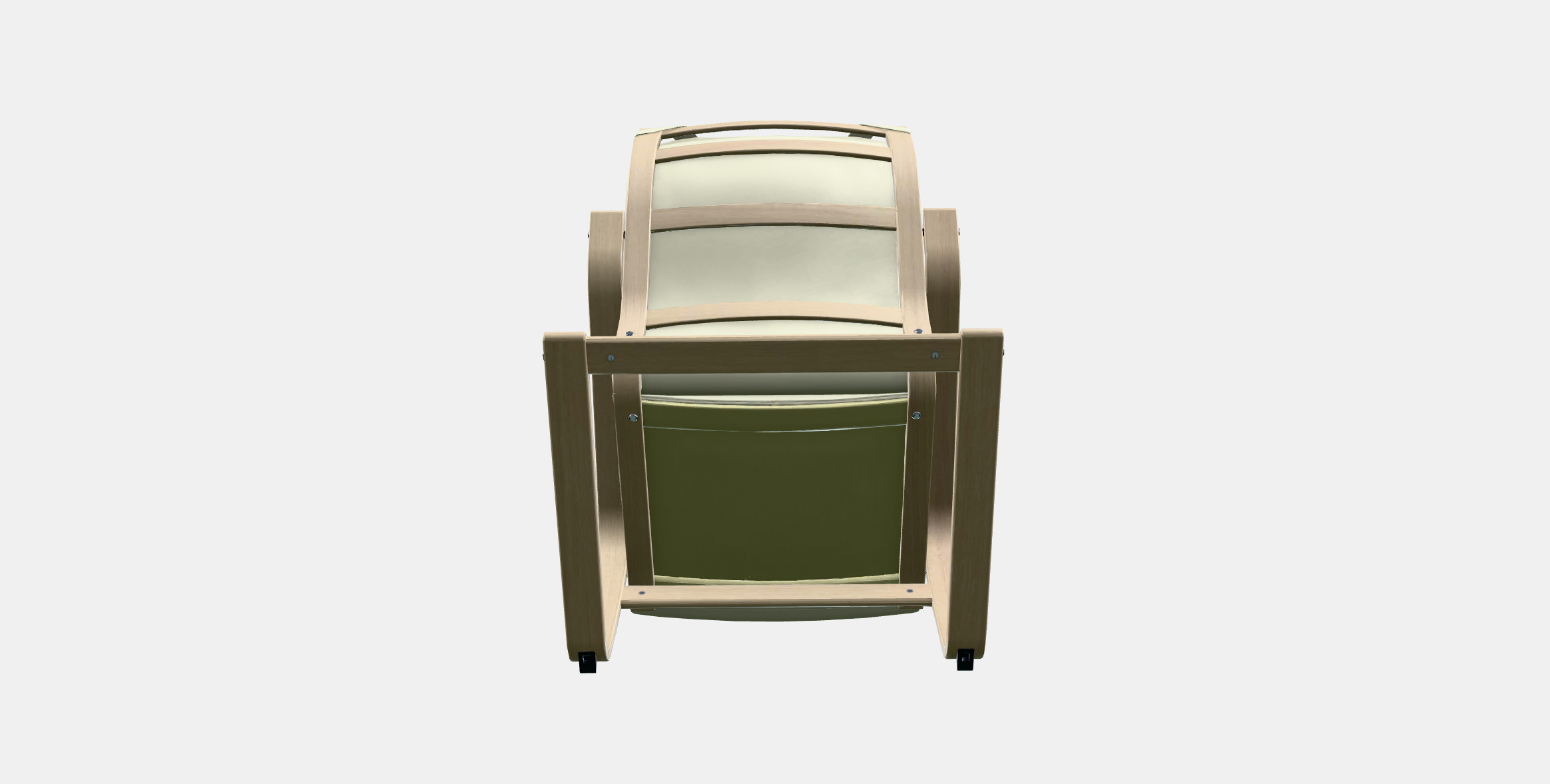 POANG Sessel Low-poly 3D model_7