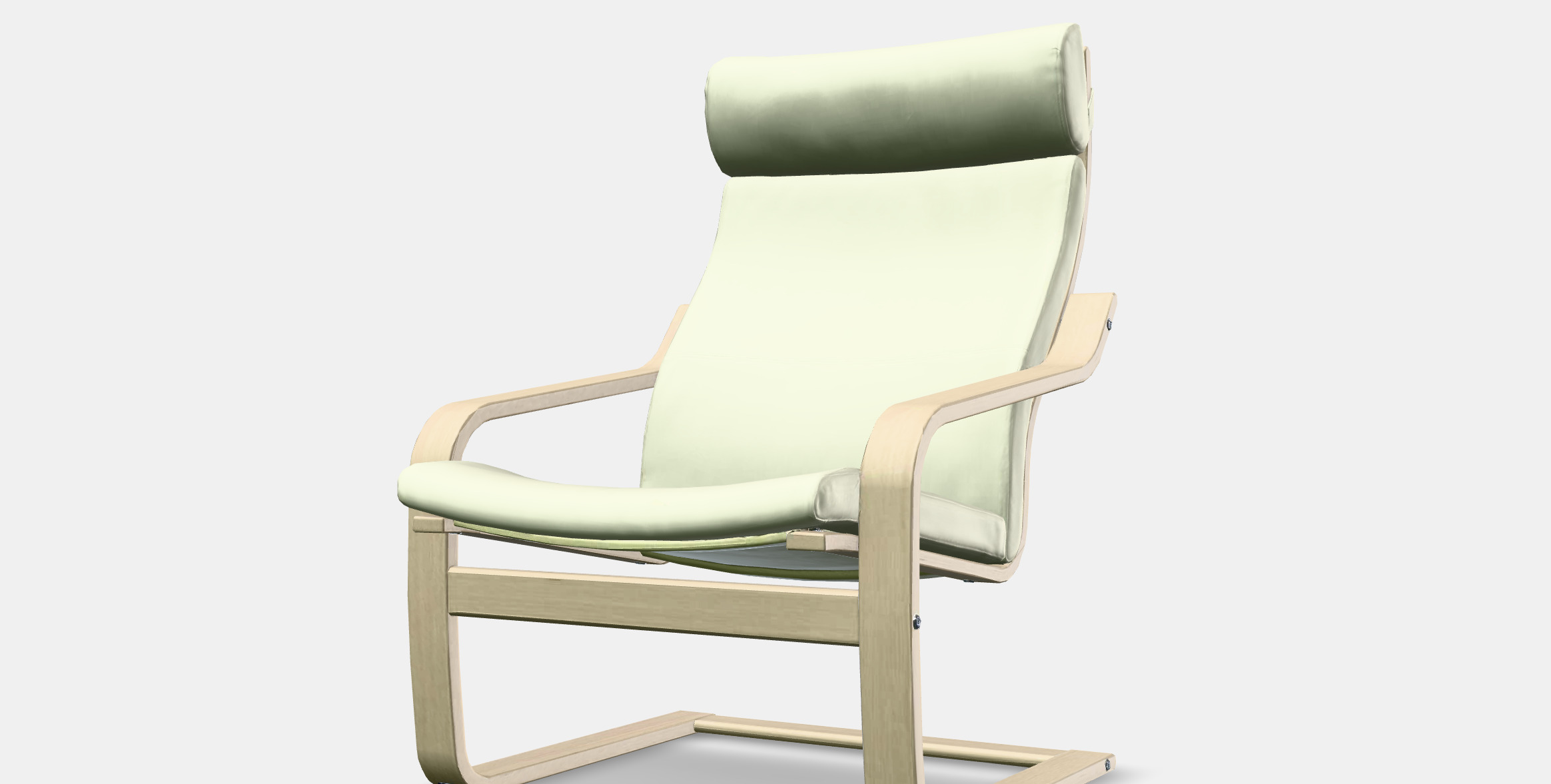 POANG Sessel Low-poly 3D model_12