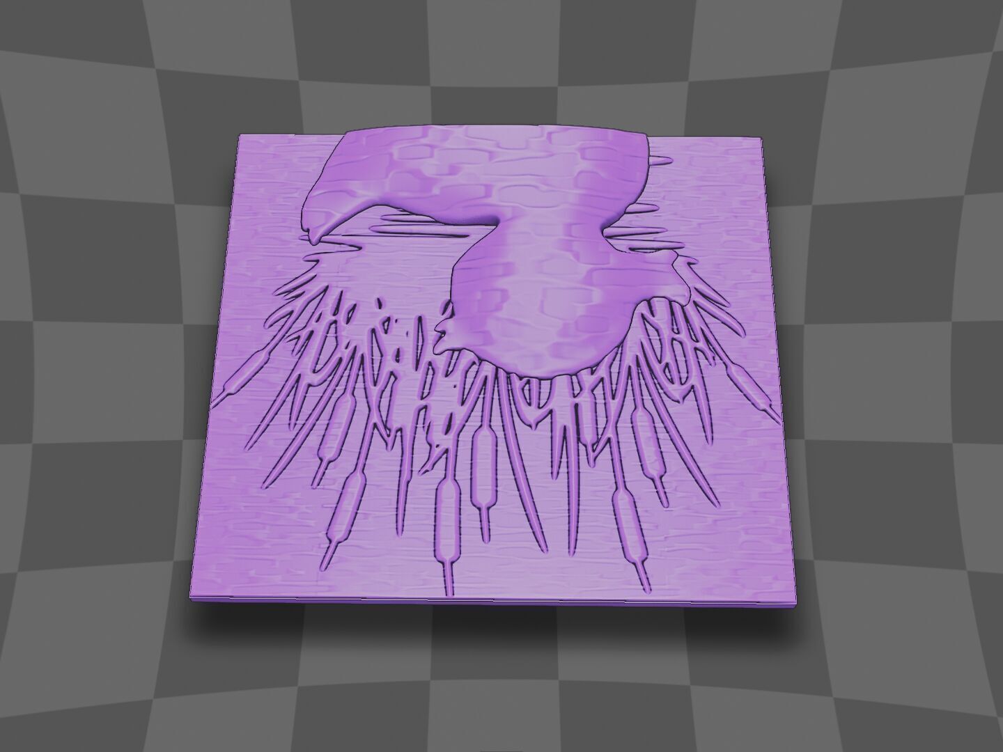 The cute duck in the lake 3D print model_9