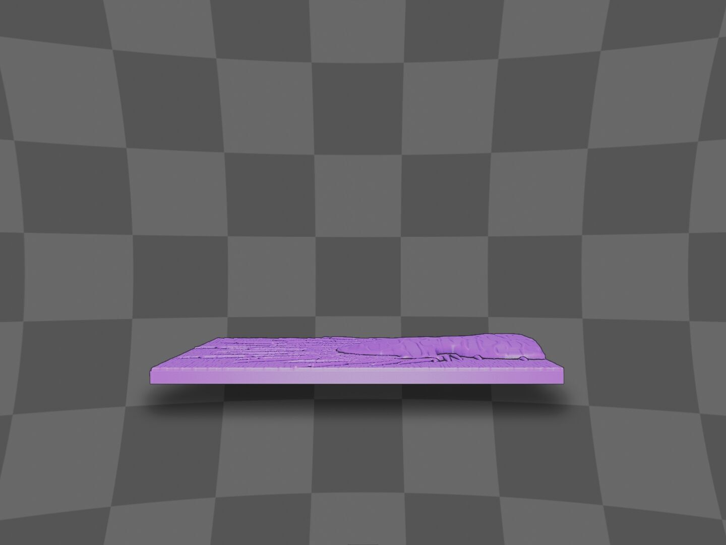 The cute duck in the lake 3D print model_10