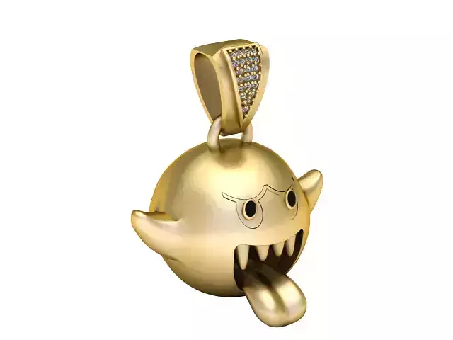 SUPER MARIO PENDANT 3D PRITNABLE MODEL 