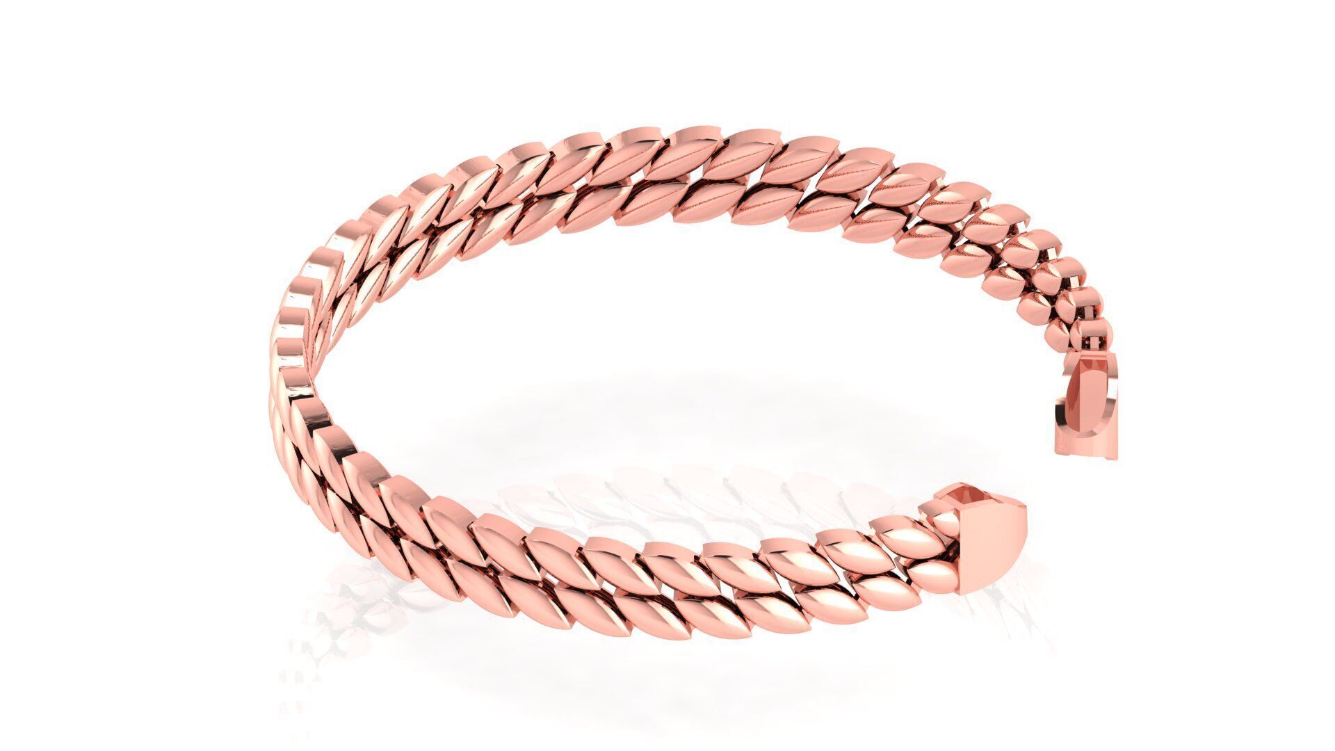 8 MM NEW SPIRAL MIAMI CUBAN LINK CHAIN BRACELET OR NECKLACE 3D print model_2