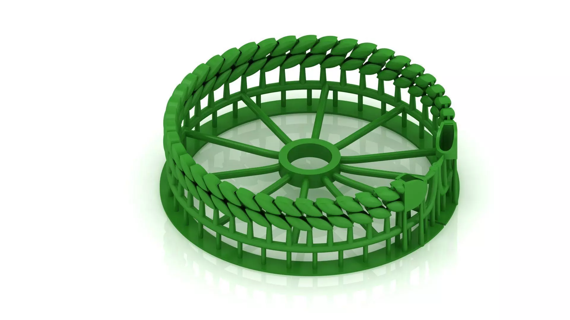 8 MM NEW SPIRAL MIAMI CUBAN LINK CHAIN BRACELET OR NECKLACE 3D print model_0