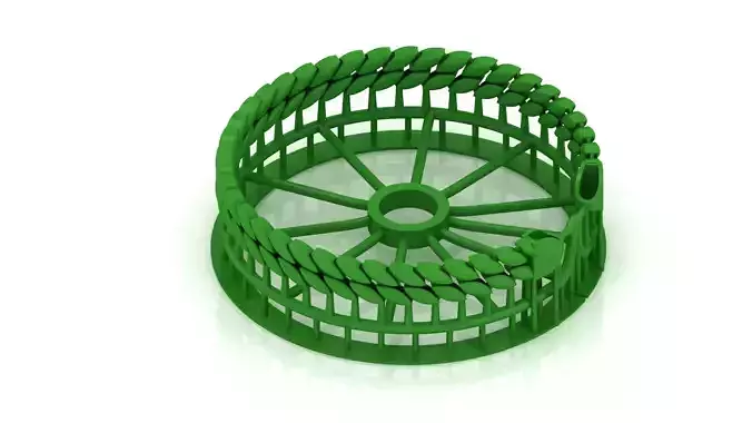 8 MM NEW SPIRAL MIAMI CUBAN LINK CHAIN BRACELET OR NECKLACE 3D print model
