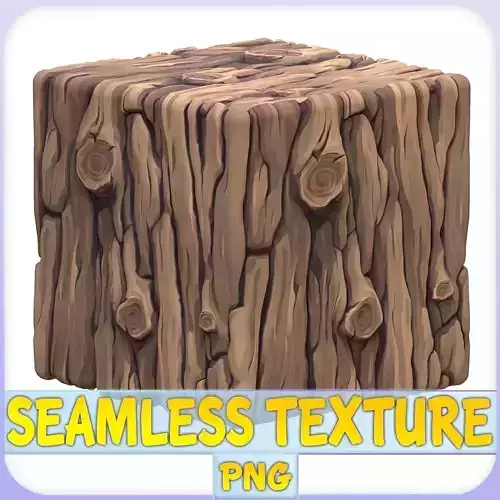 Stylized Bark Seamless Texture