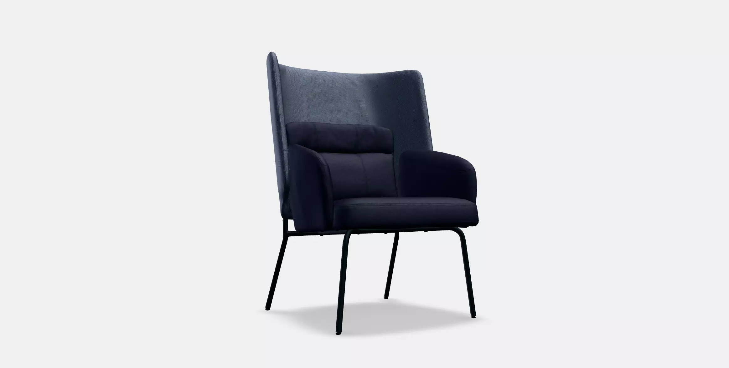 BINGSTA High-back armchair 3D model_0