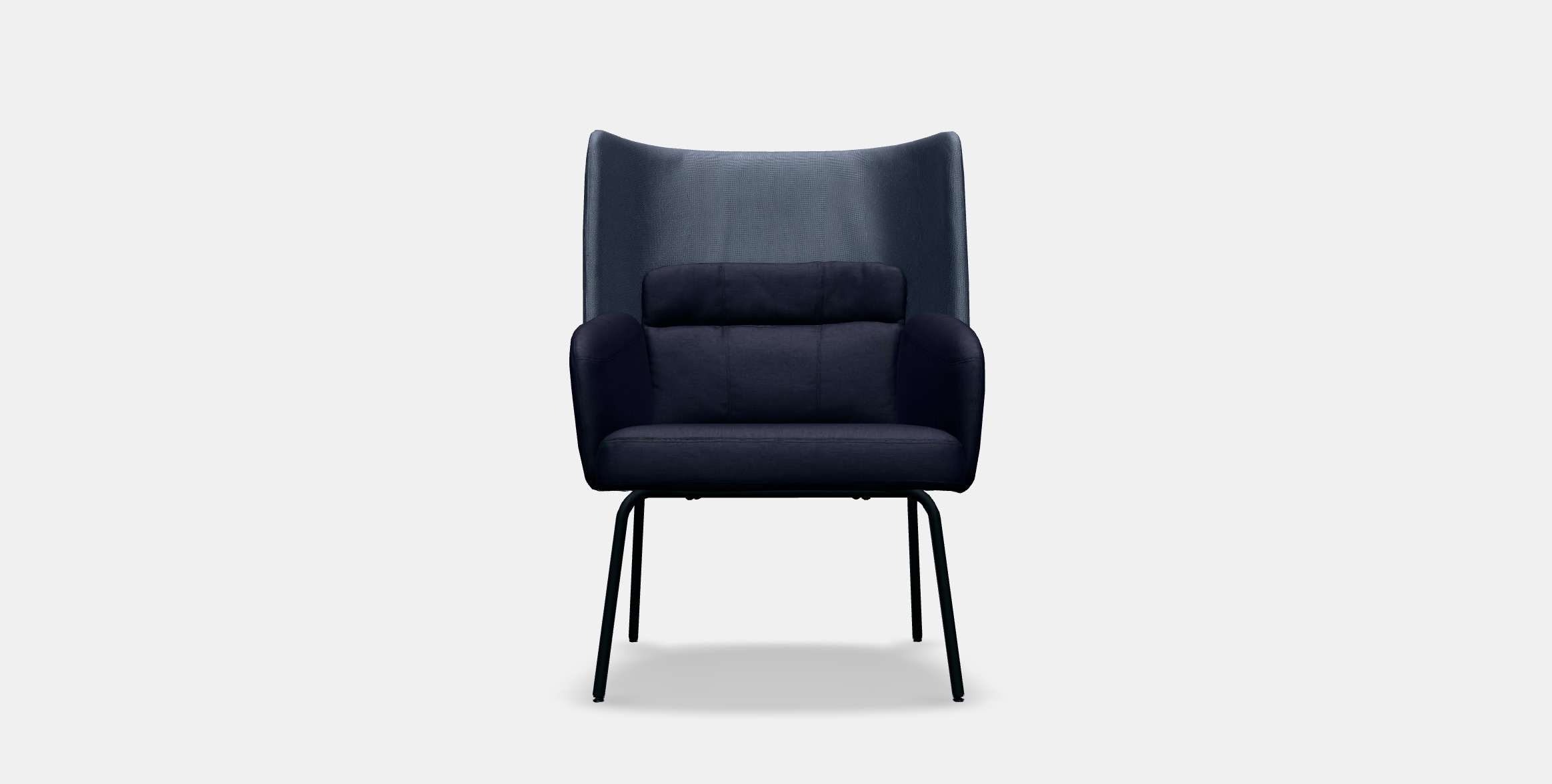 BINGSTA High-back armchair 3D model_9