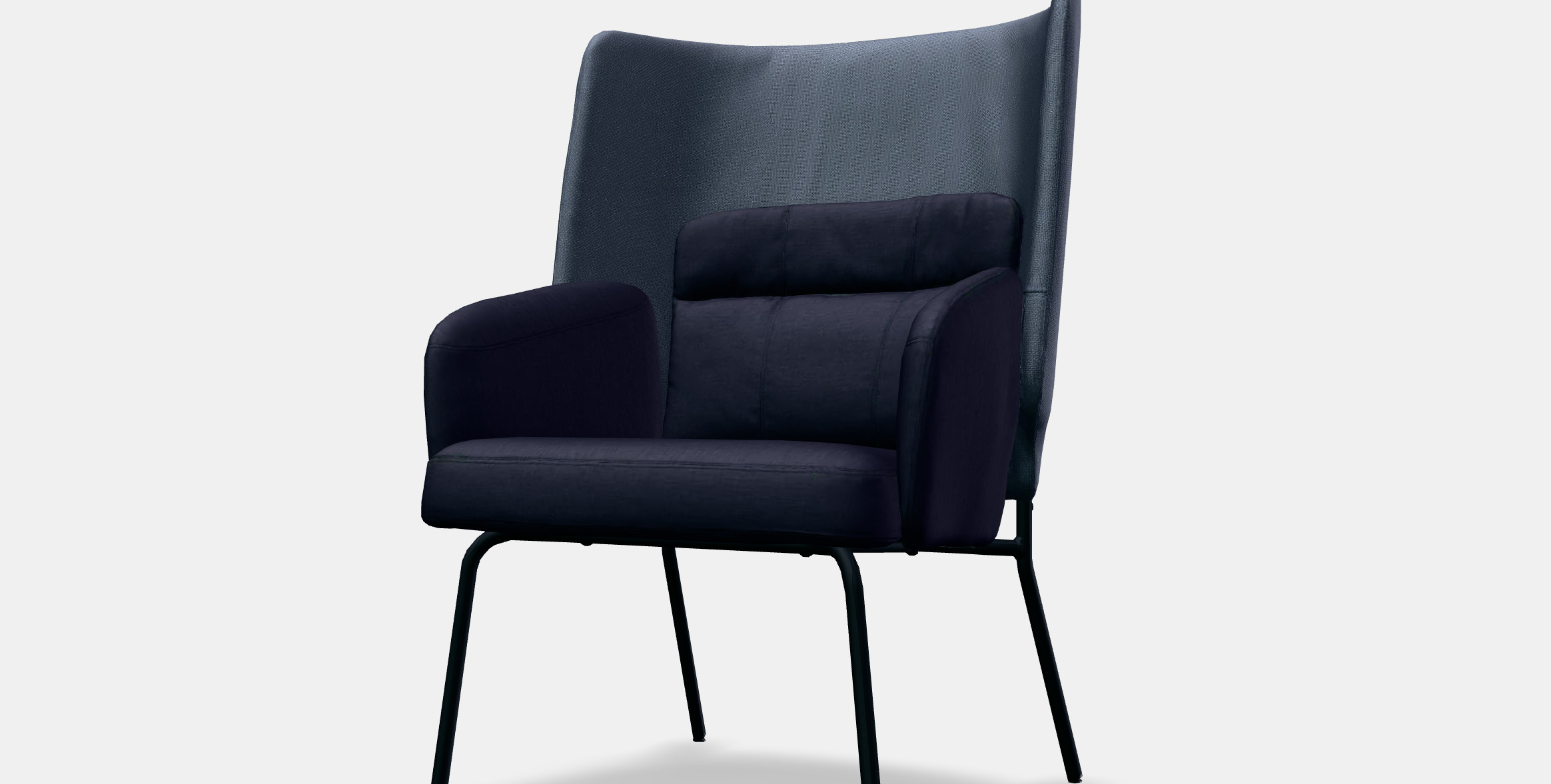 BINGSTA High-back armchair 3D model_13