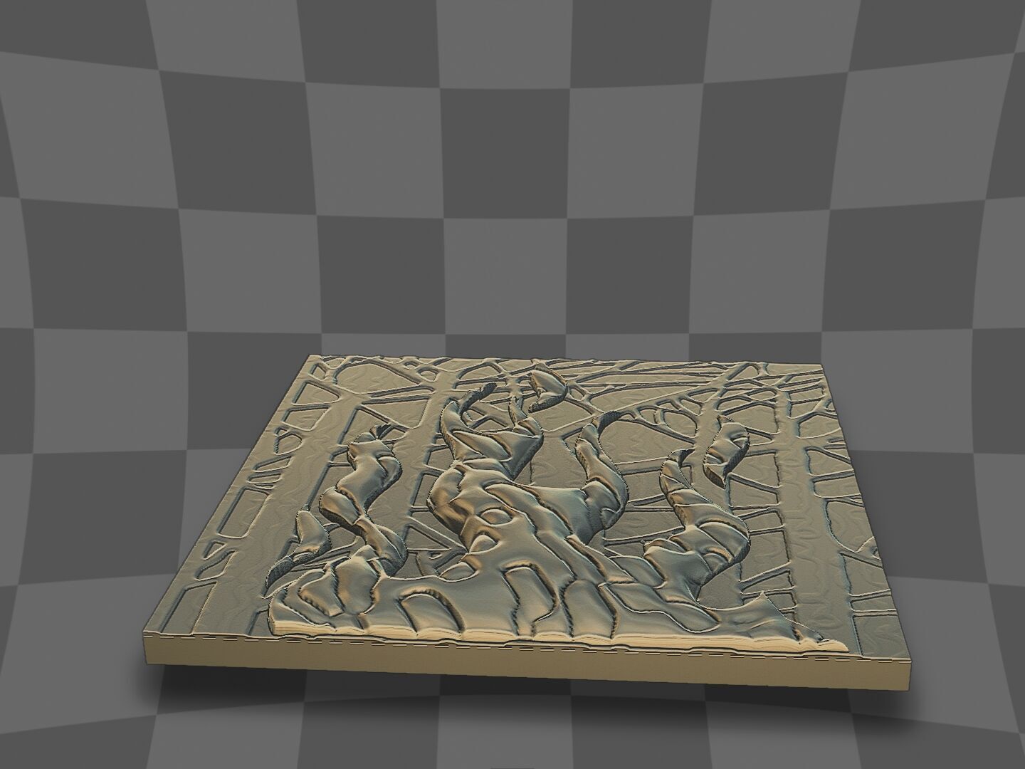 Fire incident in forest 3D print model_4