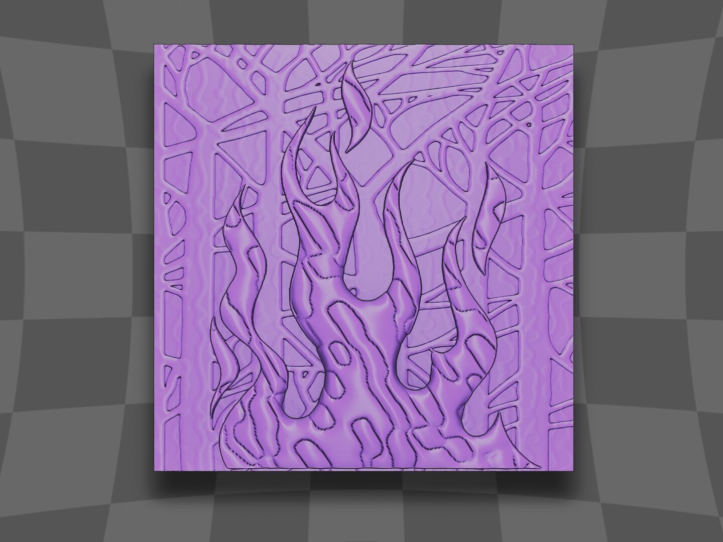 Fire incident in forest 3D print model_1