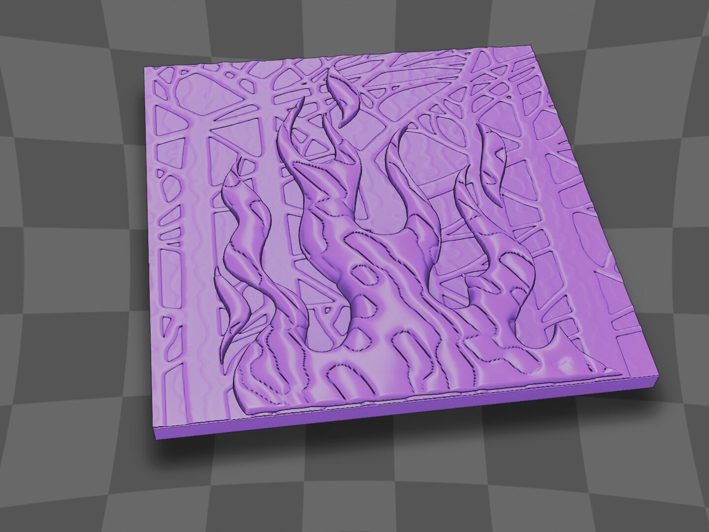 Fire incident in forest 3D print model_7