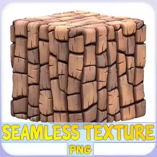 Stylized Bark Seamless Texture