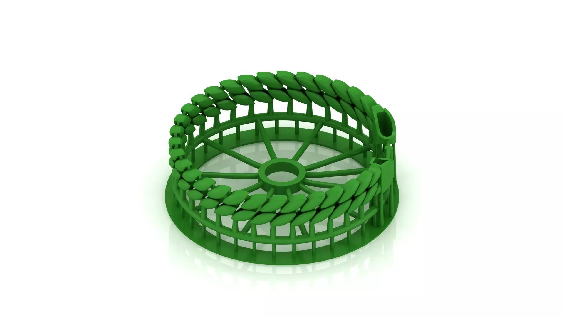 10 MM NEW SPIRAL MIAMI CUBAN LINK CHAIN BRACELET OR NECKLACE 3D print model_0