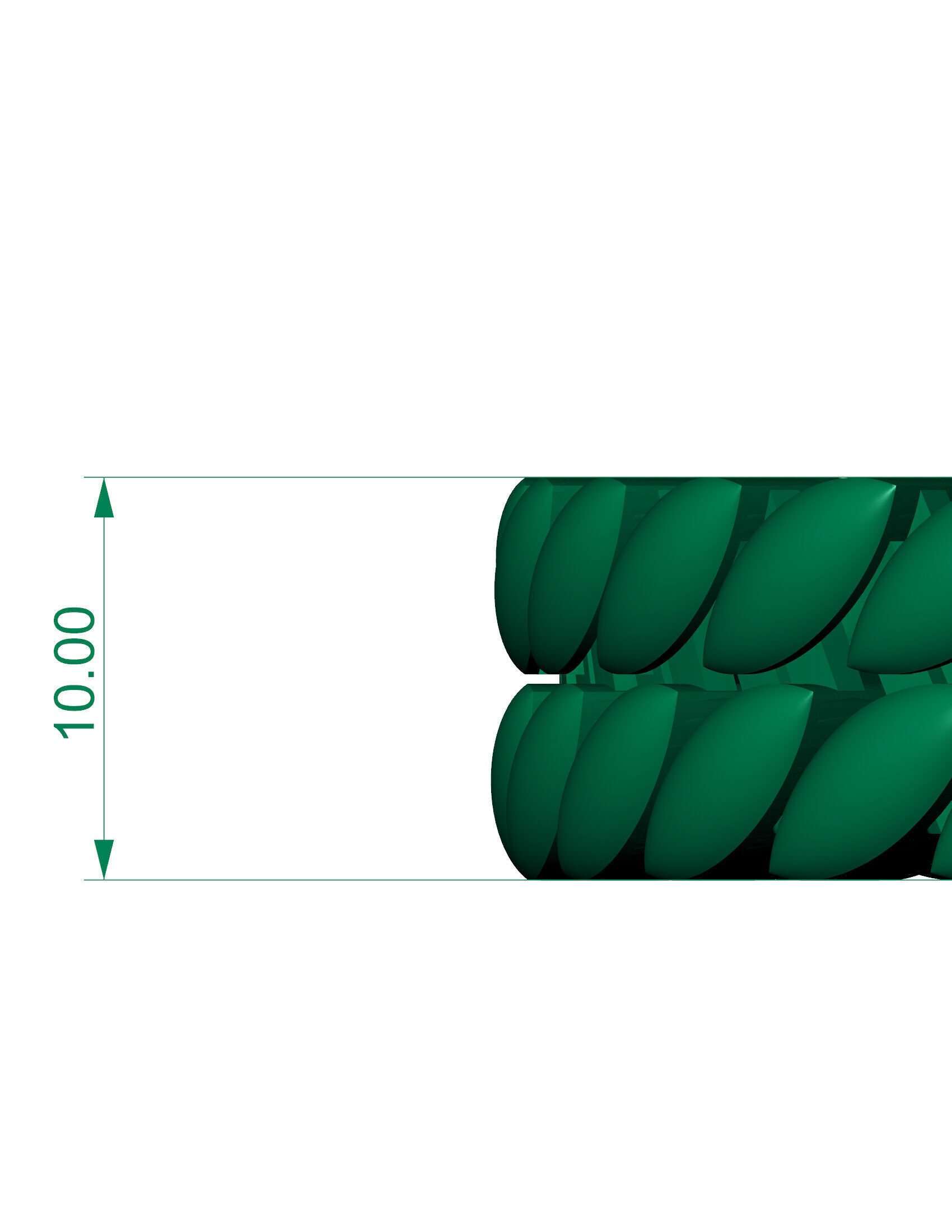 10 MM NEW SPIRAL MIAMI CUBAN LINK CHAIN BRACELET OR NECKLACE 3D print model_2