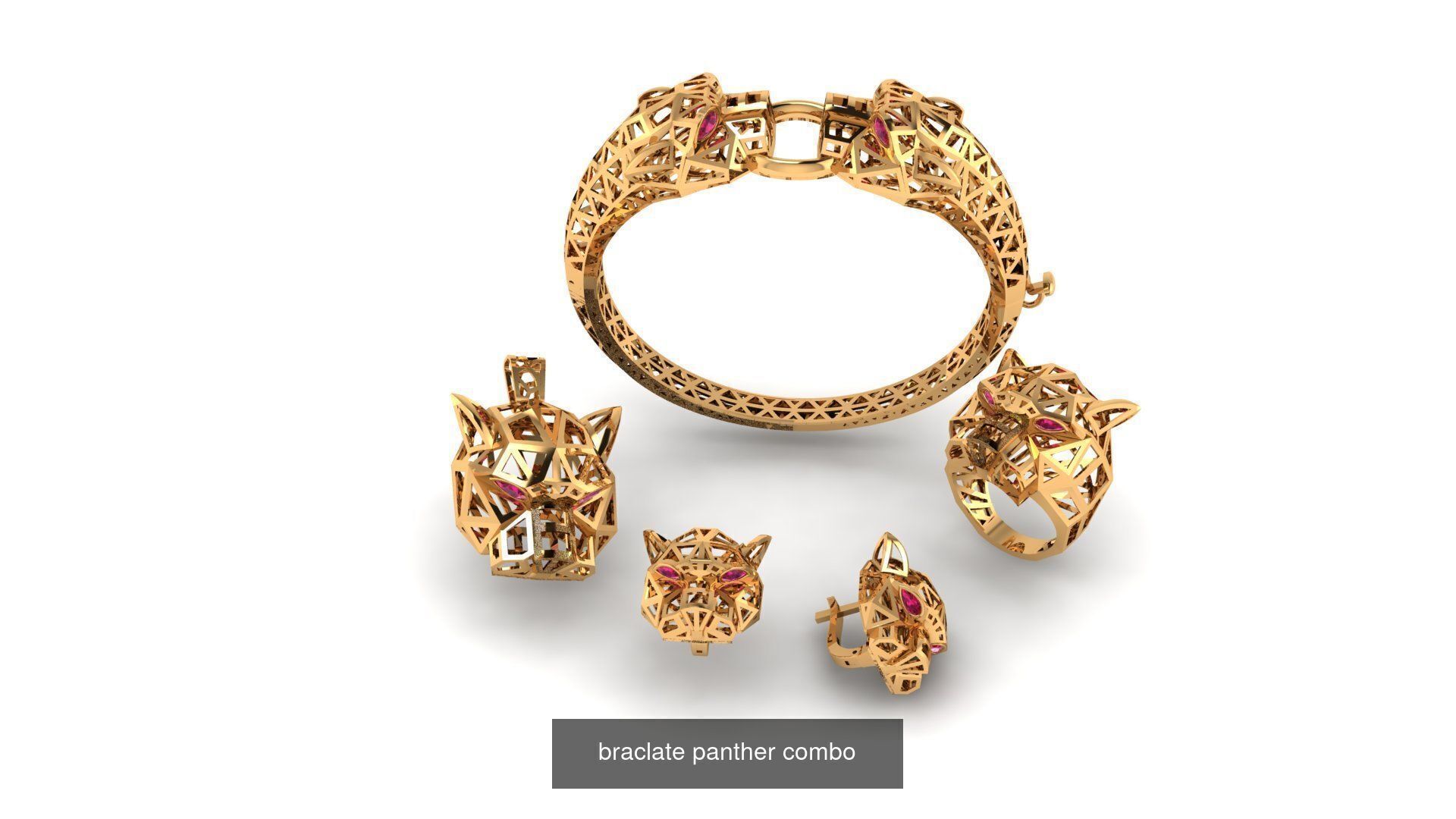 braclate bangal culaction 9 item 3D Model Collection_1