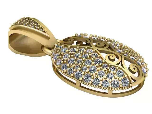 DESIGNING WEDDING PENDANT 3D PRINTABLE MODEL 