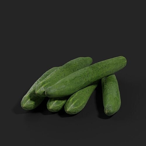 Cucumber 001 3D model