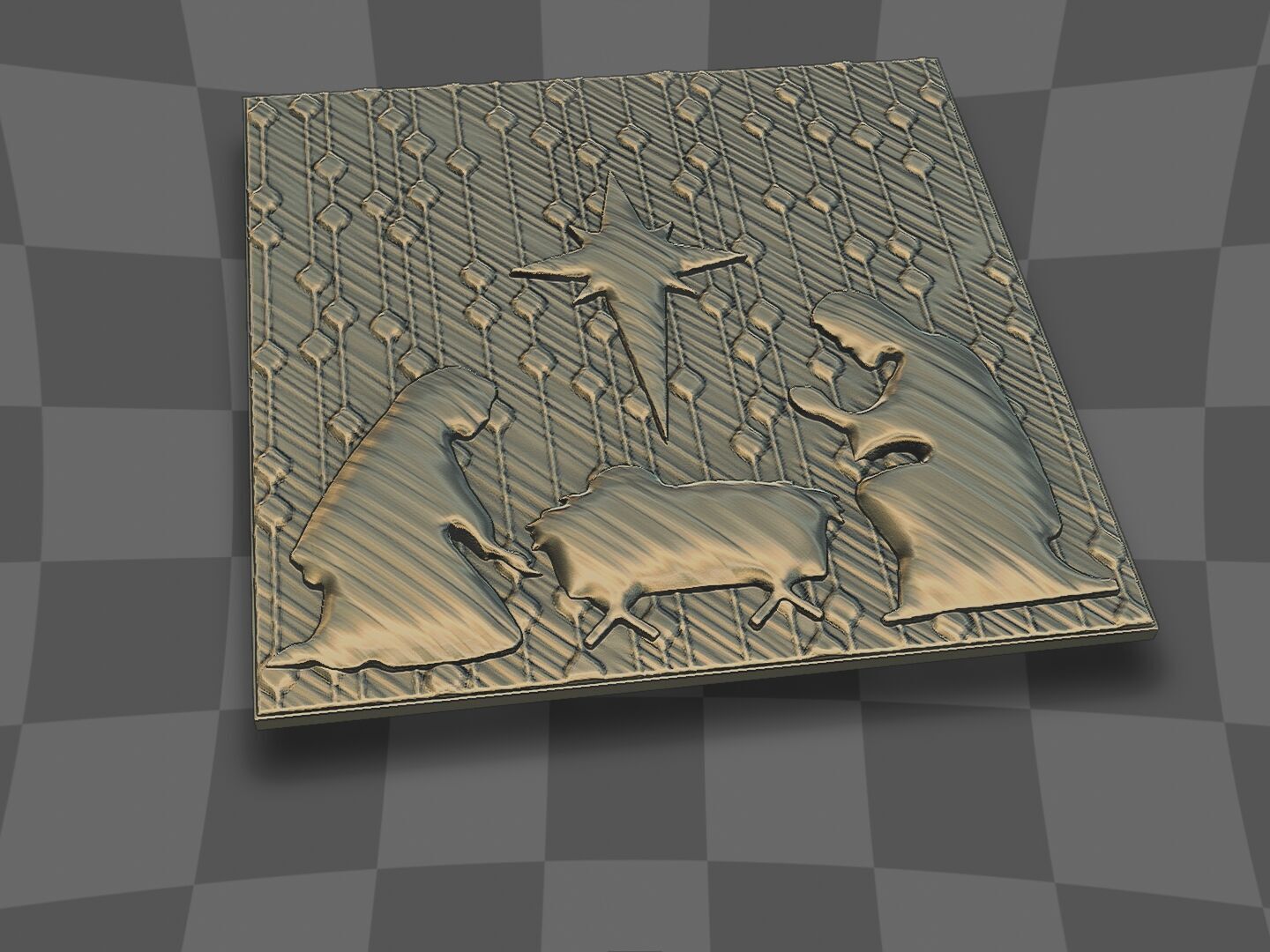 Date of birth of Jesus 3D print model_8