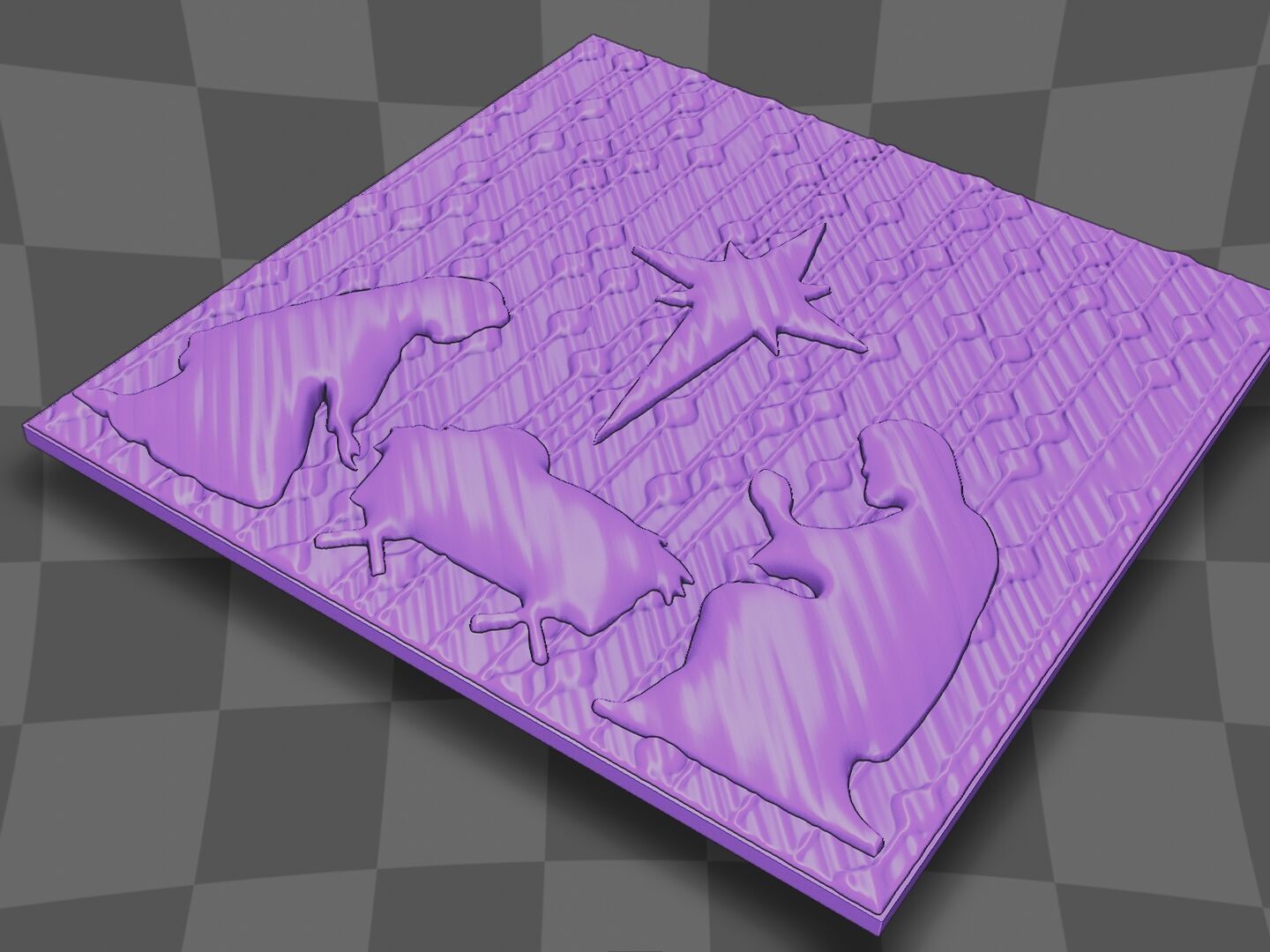 Date of birth of Jesus 3D print model_2