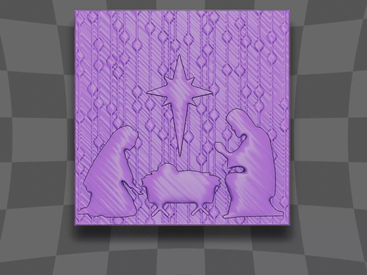 Date of birth of Jesus 3D print model_0