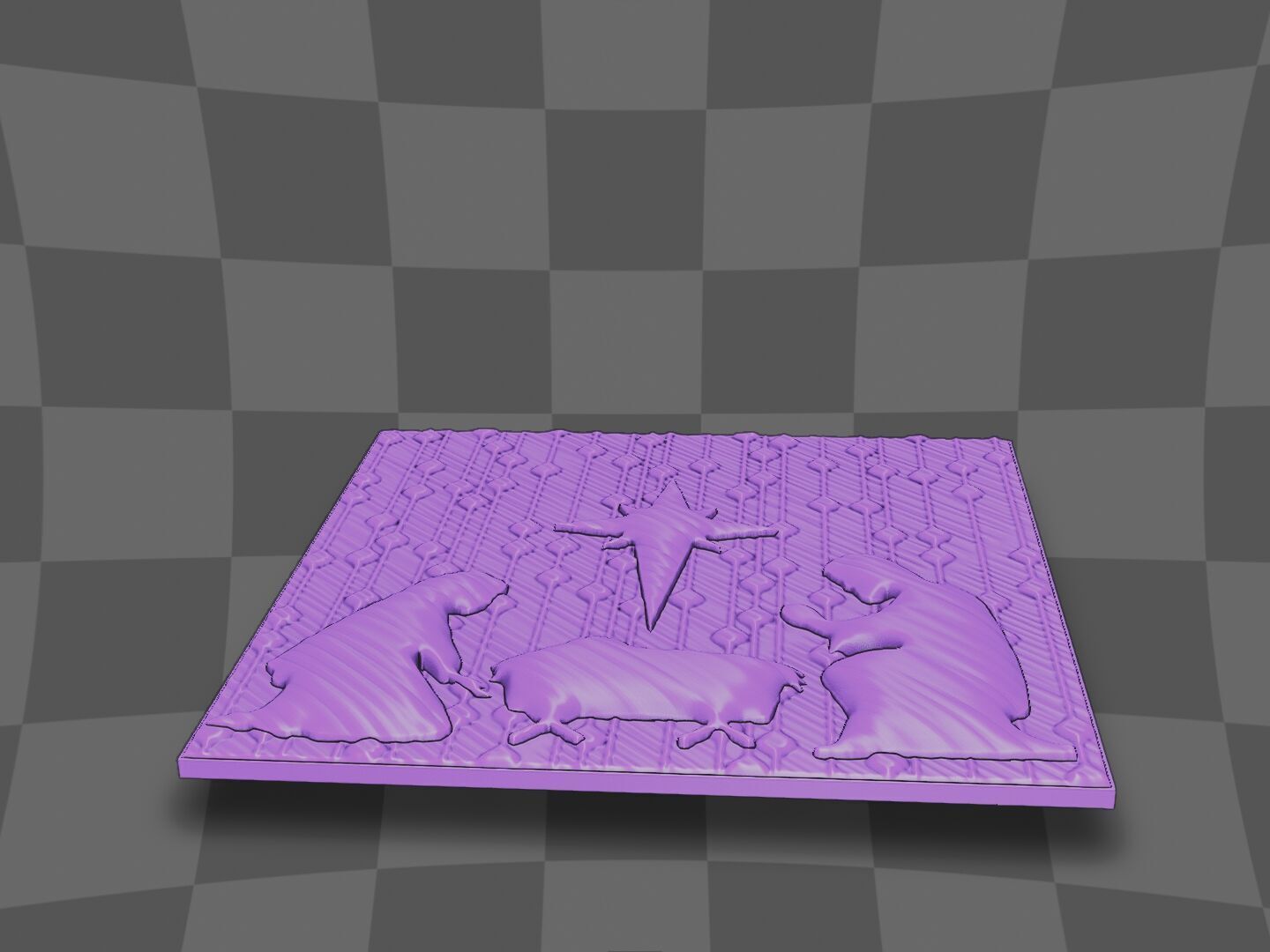 Date of birth of Jesus 3D print model_6