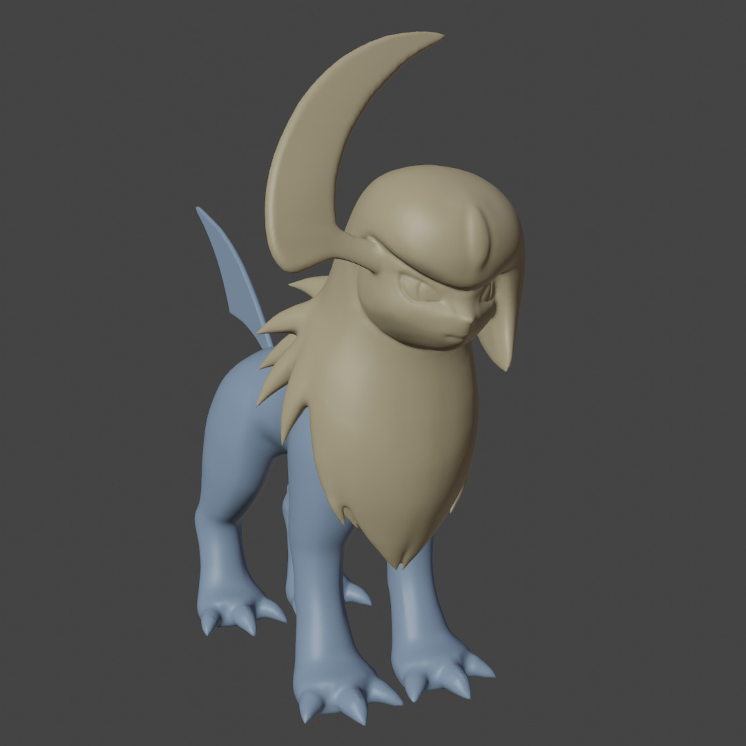 POKEMON ABSOL  3D print model_2
