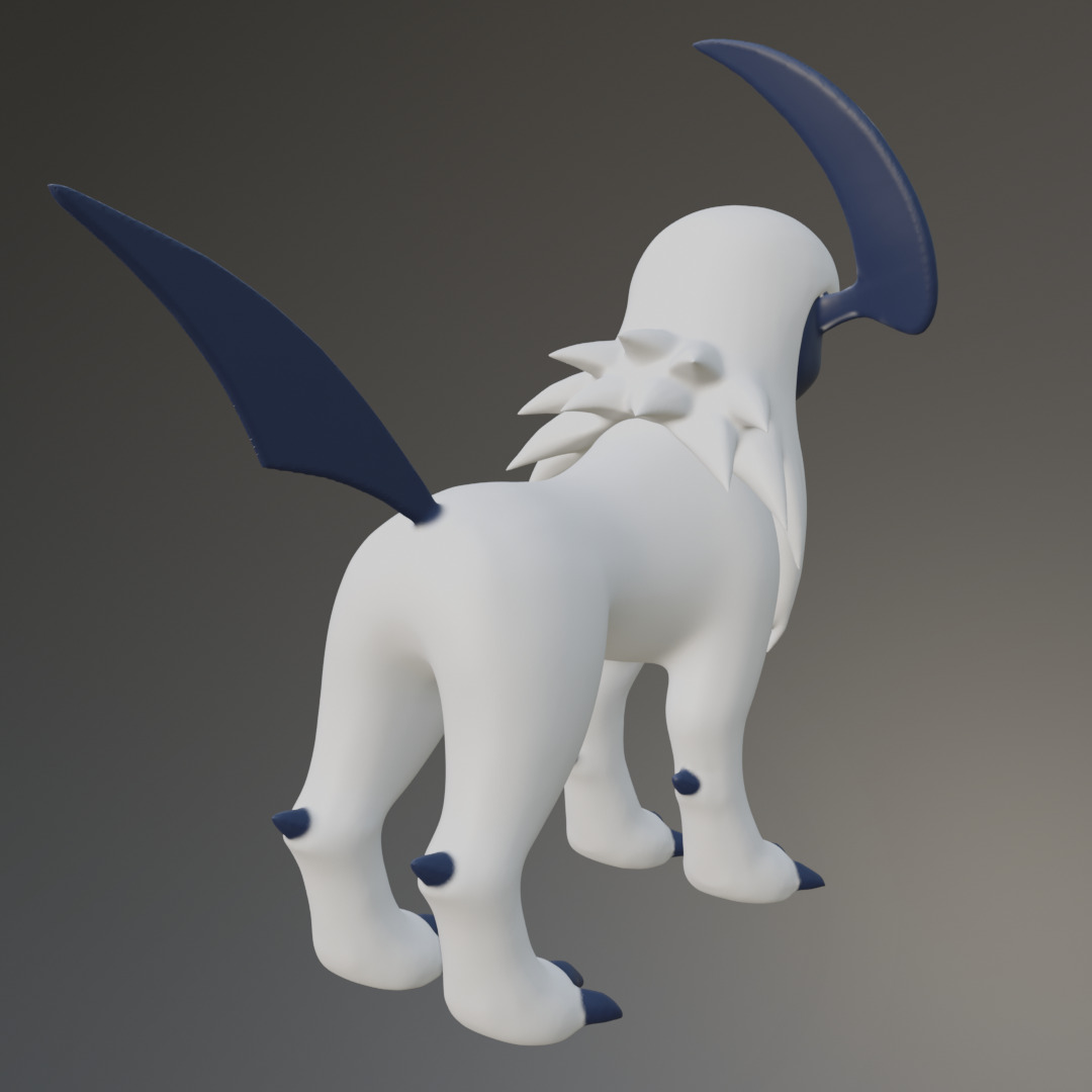 POKEMON ABSOL  3D print model_1