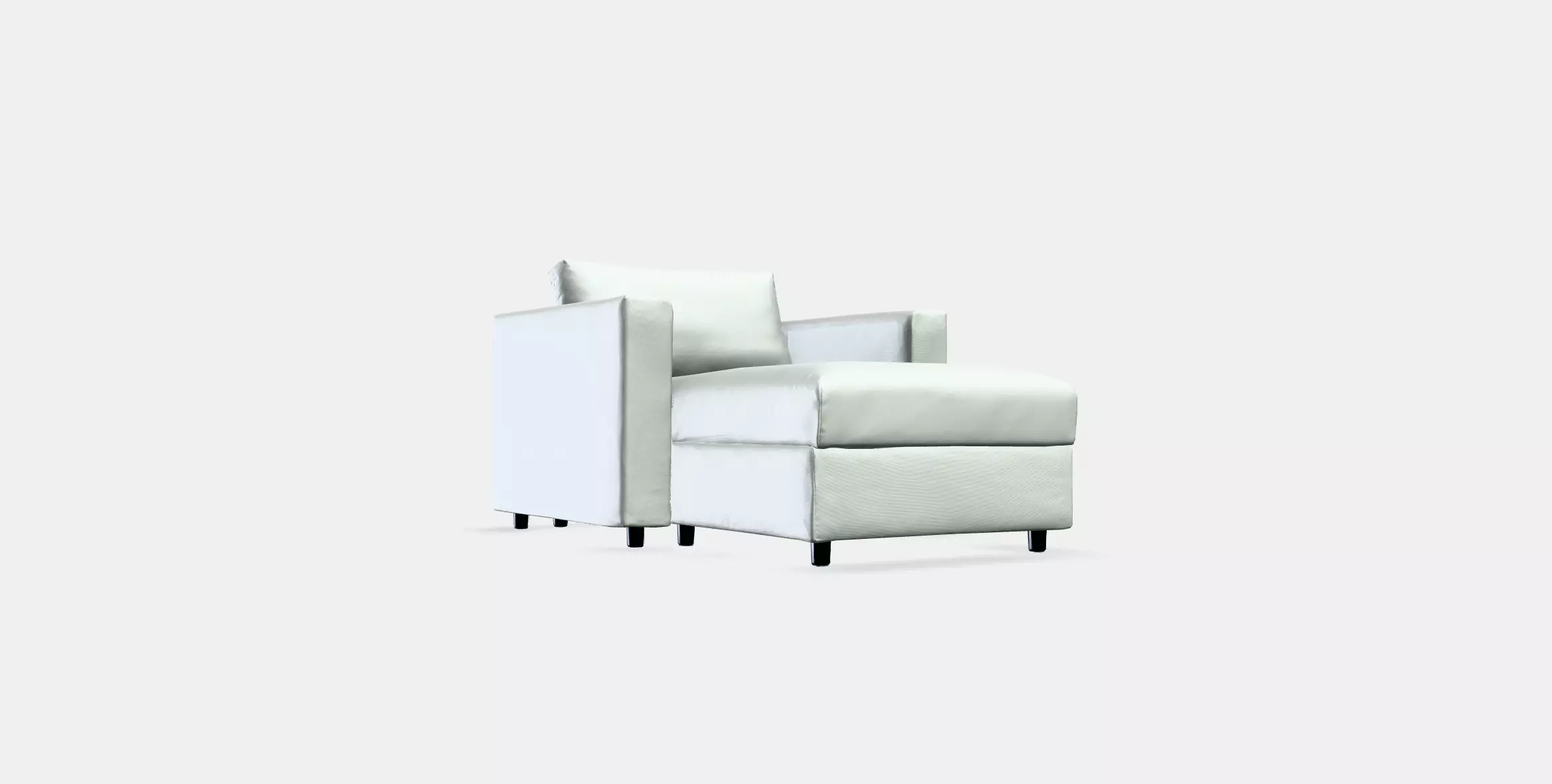 VIMLE Lounge chair 1 Low-poly 3D model_0