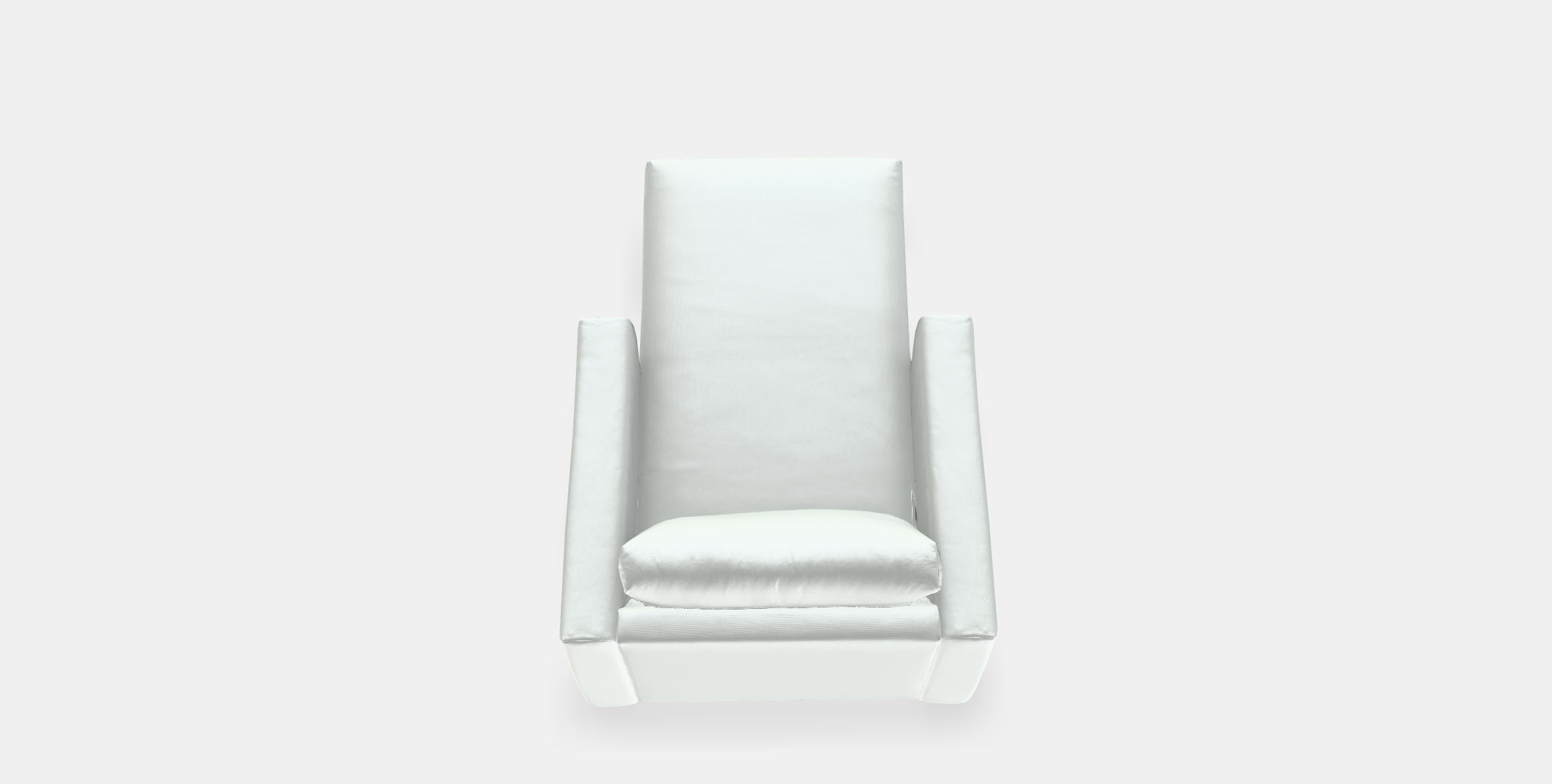 VIMLE Lounge chair 1 Low-poly 3D model_2