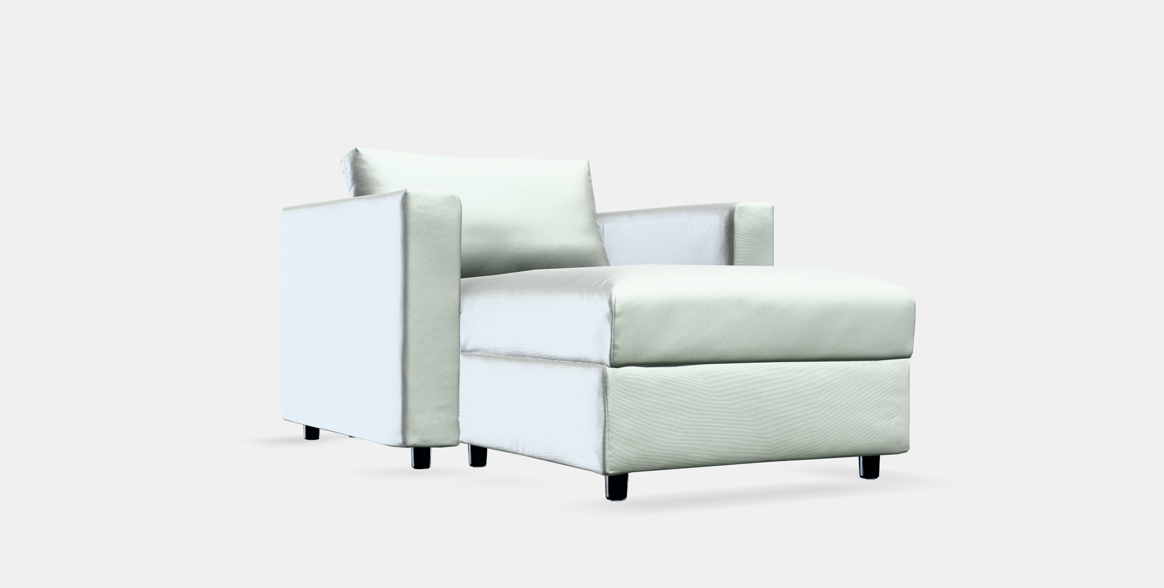 VIMLE Lounge chair 1 Low-poly 3D model_8