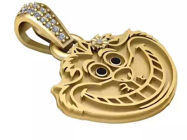 CUTE CARTOON PENDANT 3D PRINTABLE MODEL 
