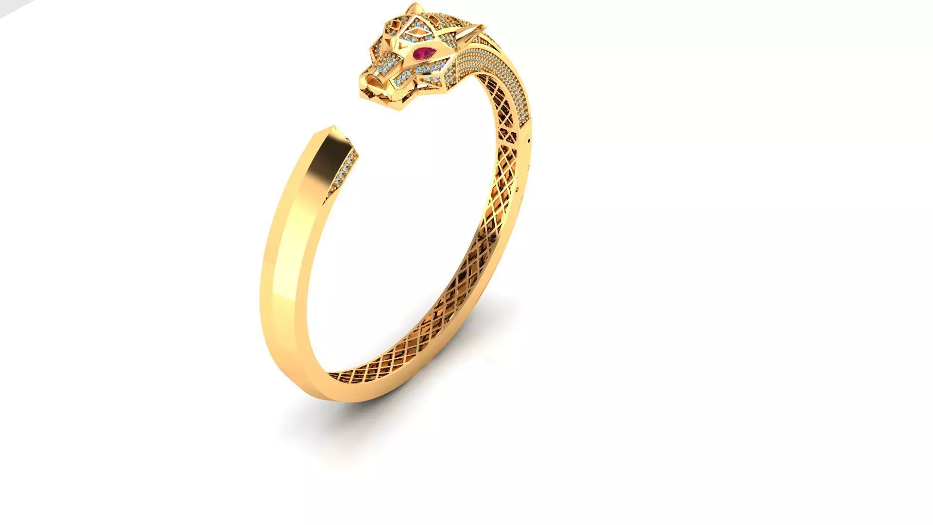 panther braclate 3D print model_0