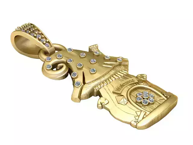 WELCOME TO HOUSE PENDANT 3D PRINTABLE MODEL 