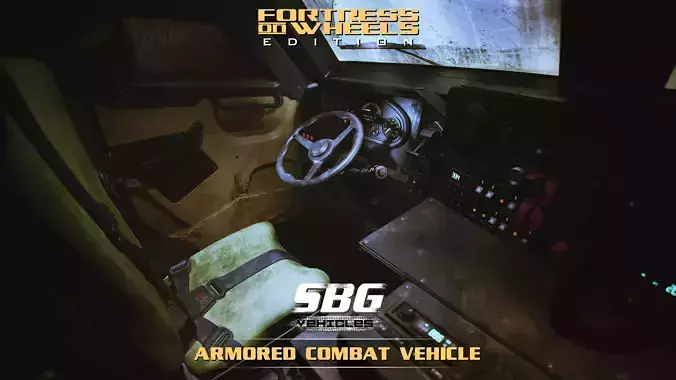 SBG Armored Combat Vehicle - Fortress On Wheels Edition Low-poly 3D model