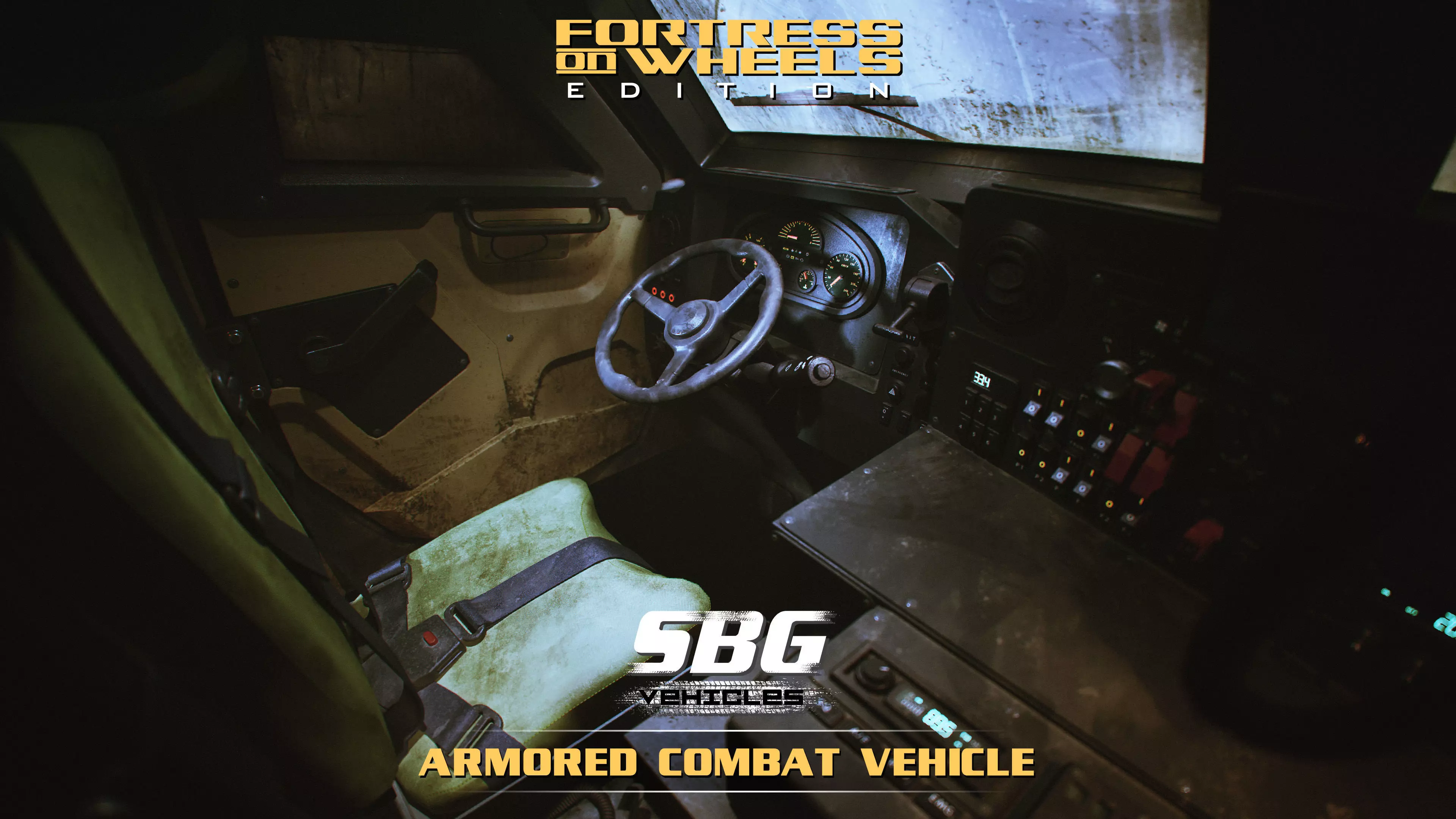 SBG Armored Combat Vehicle - Fortress On Wheels Edition Low-poly 3D model_0