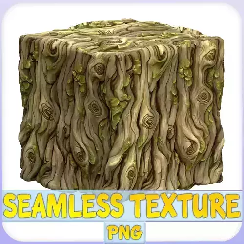 Stylized Bark Seamless Texture