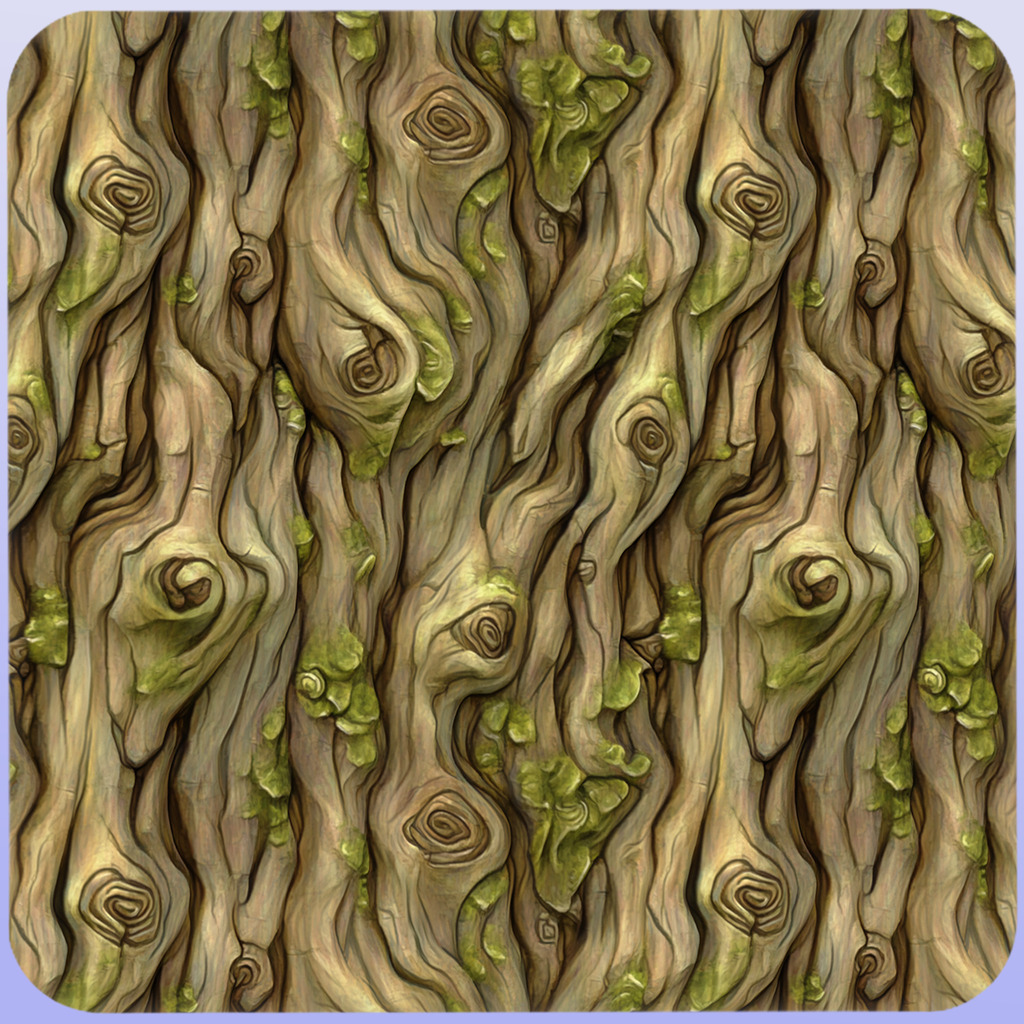 Stylized Bark Seamless Texture Texture_4